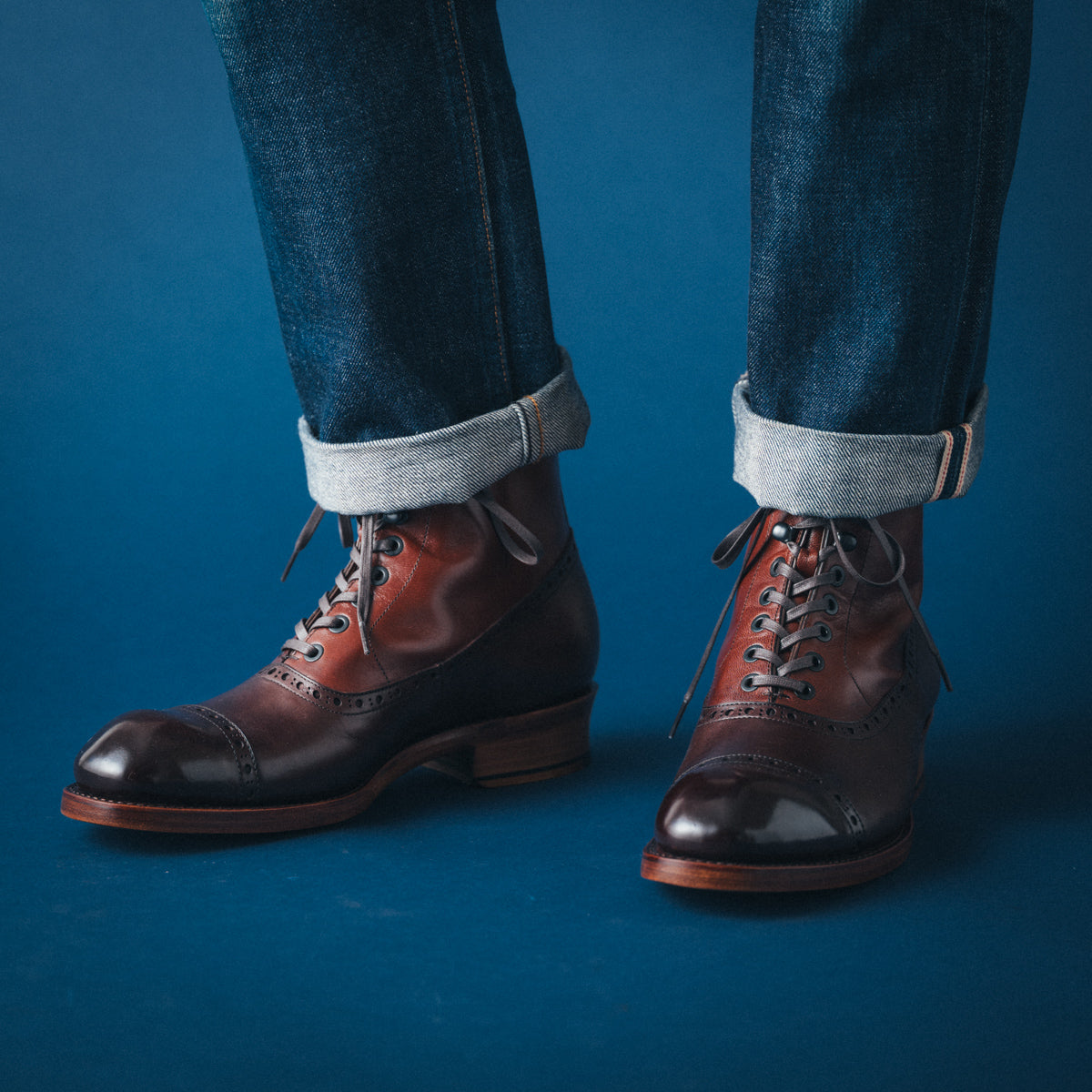 C-7067　BALMORAL BOOTS DBR/C