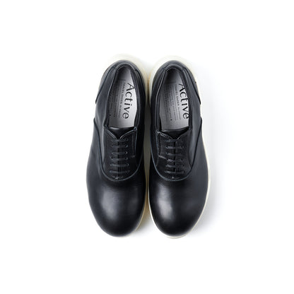 TRA-026　PLAIN TOE OXFORD SHOES BL/WH