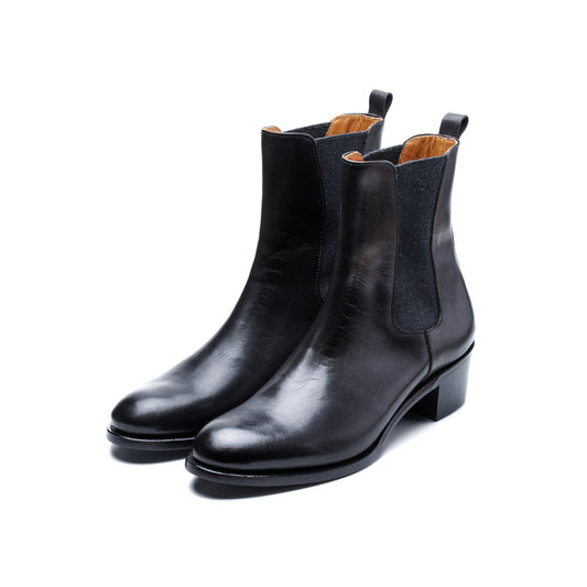 PC-5079　SIDE-GORE HEEL BOOTS BL