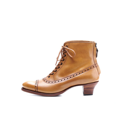 PC-5080　BACK-ZIP LACE-UP HEEL BOOTS CA