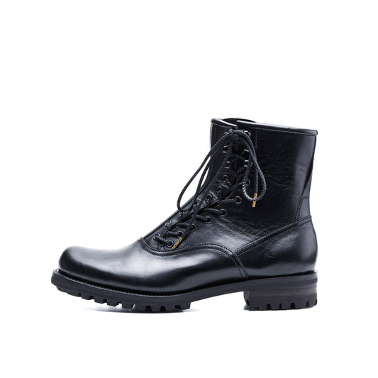 C-7057　SIDE LACE-UP BOOTS BL