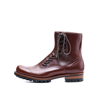 C-7057　SIDE LACE-UP BOOTS DBR