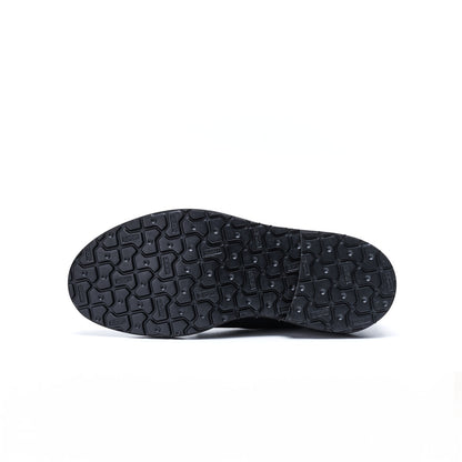 C-7059　PLAIN-TOE DERBY SHOES BL