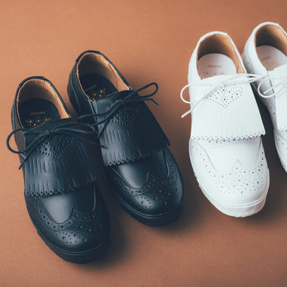 SA-01　WINGTIP LEATHER SNEAKERS BL