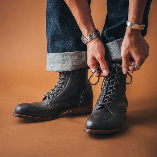 【受注オーダー／納期：2026年3月下旬】C-7060　CORDOVAN LACE-UP BOOTS