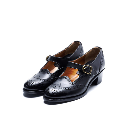 PC-5081　WINGTIP HEELS BL