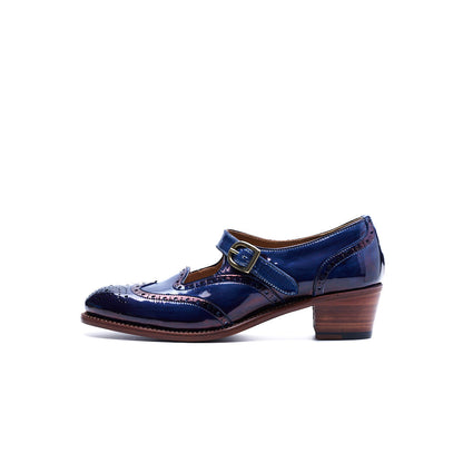 PC-5081 WINGTIP HEELS BL