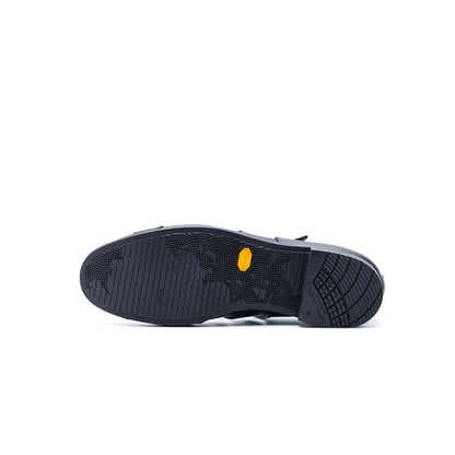 TR-029　WOVEN LEATHER STRAP SHOES BL