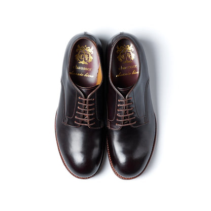 【受注生産】C-7930　CORDOVAN PLAIN TOE SHOES BGD