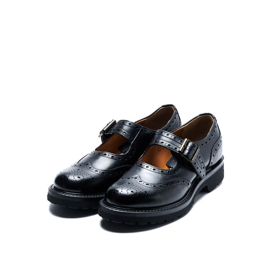 PC-5084　WATERPROOF ONE-STRAP SHOES BL