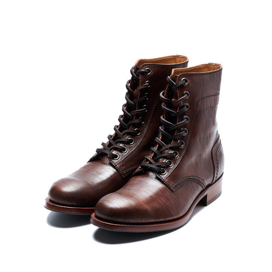 【受注オーダー／納期：2026年3月下旬】C-706GA　LACE-UP BOOTS DBR