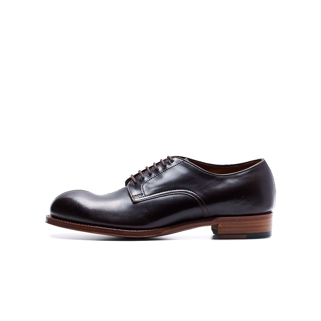 【受注生産】C-7930　CORDOVAN PLAIN TOE SHOES BGD