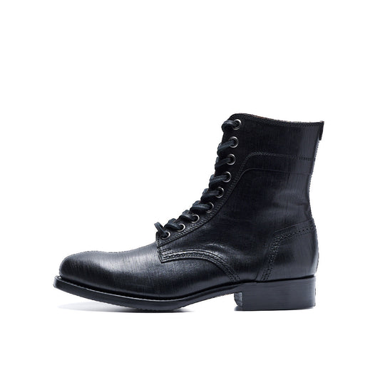 【受注オーダー／納期：2026年3月下旬】C-706GA　LACE-UP BOOTS BL