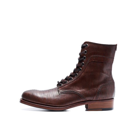 【受注オーダー／納期：2026年3月下旬】C-706GA　LACE-UP BOOTS DBR