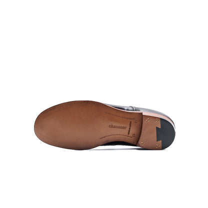 【受注生産】C-7930　CORDOVAN PLAIN TOE SHOES BGD