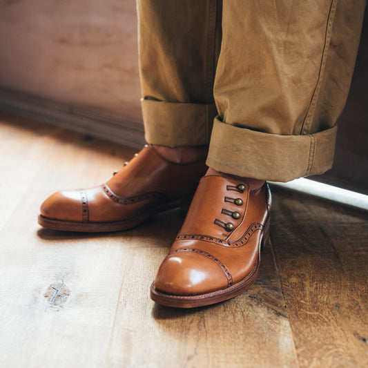 C-7047　BUTTON SHOES CA