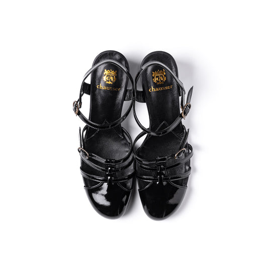 C-2318　HEEL STRAP SANDALS BLE