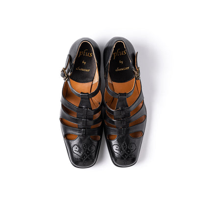 PC-5066　KILTIE GURKHA HEELS BL
