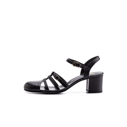 C-2318　HEEL STRAP SANDALS BL