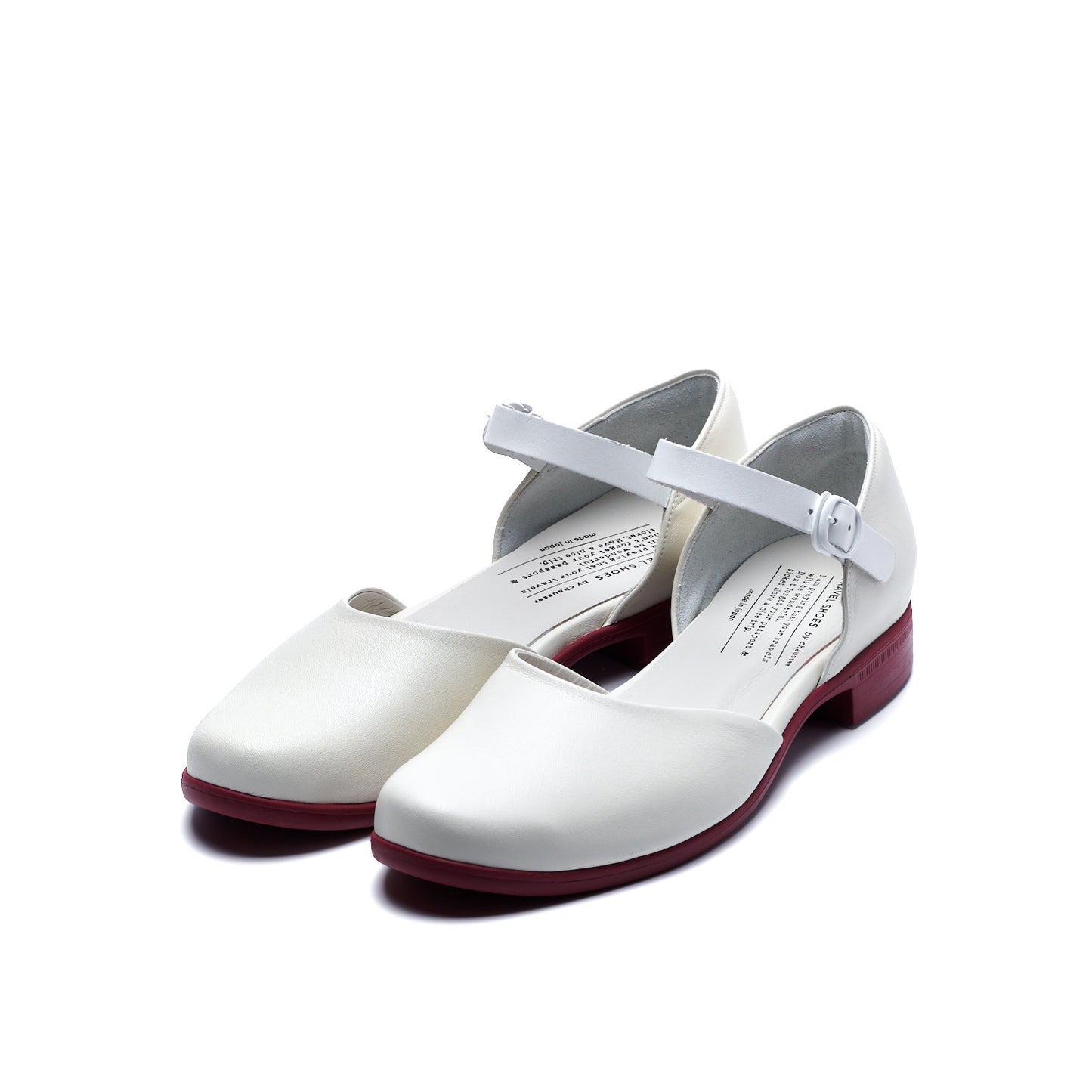 【受注生産／納期：7月下旬】TR-032　ONE-STRAP SANDALS WH/RD
