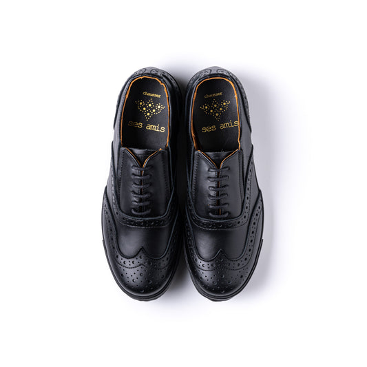 SA-01　LEATHER SNEAKERS BL