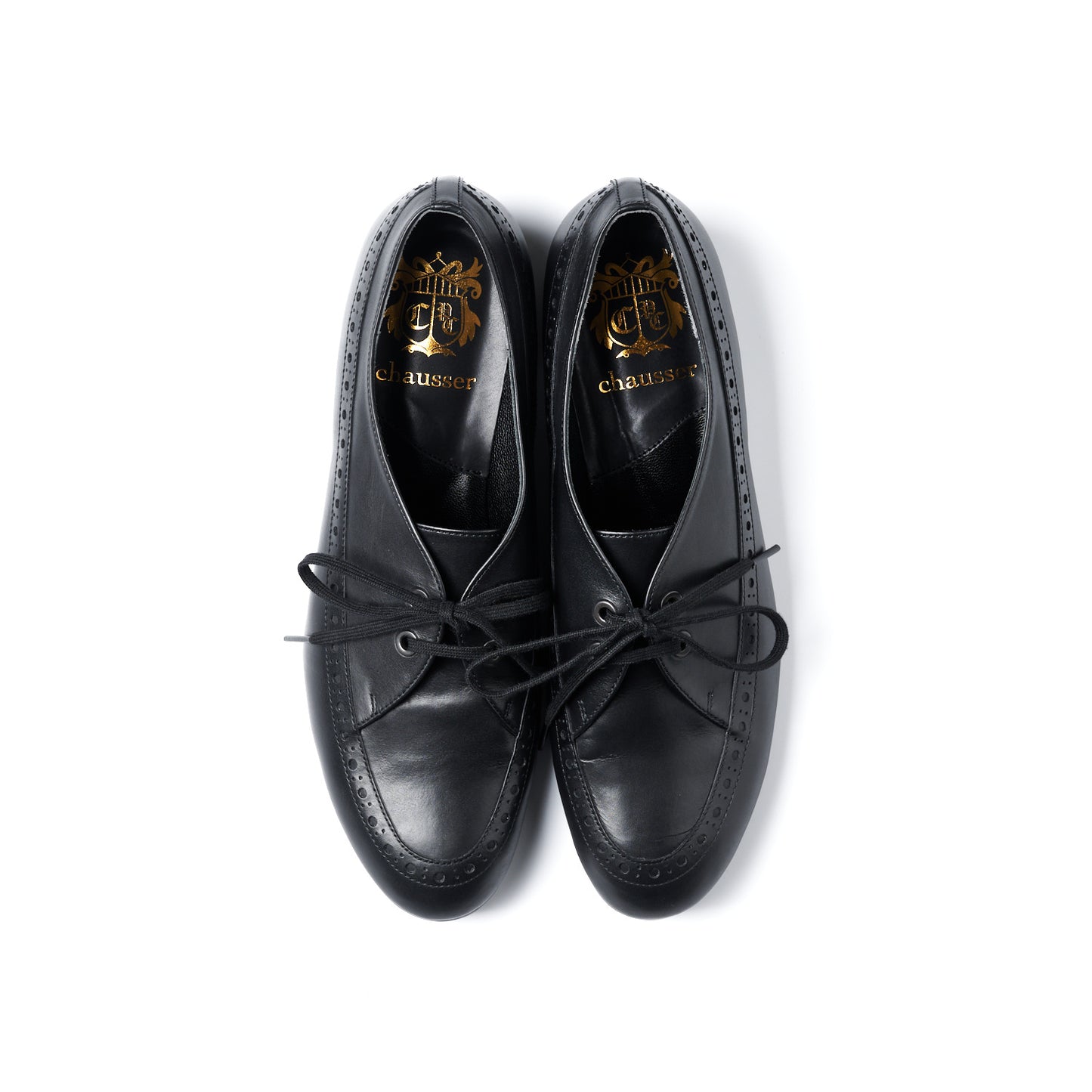 【10月上旬入荷予定】C-2375　MOCA BROGUE SHOES BL