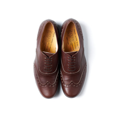 【9月上旬入荷予定】TR-004　WINGTIP SHOES DBR-HP