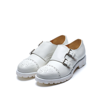 【10月上旬入荷予定】C-2379　WATERPROOF DOUBLE MONK SHOES WH