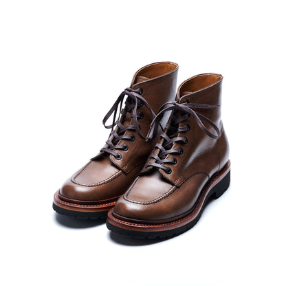 【10月中旬入荷予定】PC-5089　WATERPROOF U-MOCHA LACE-UP BOOTS DBR
