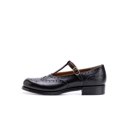 PC-5042　T-STRAP SHOES BL