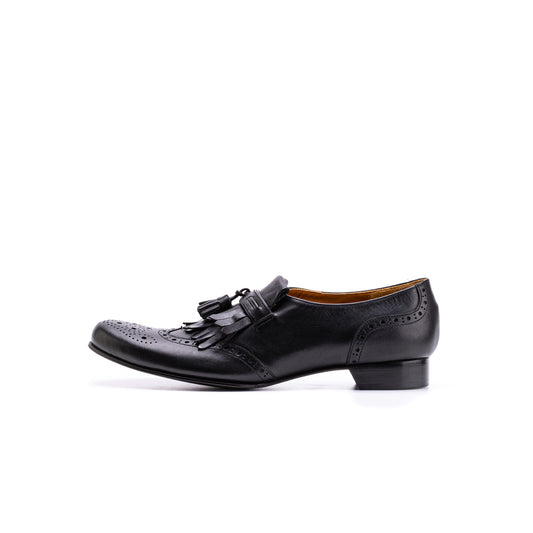 C-2143　KILTIE TASSEL LOAFERS BL