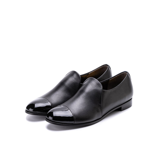 C-2244　SLIP-ON SHOES BL