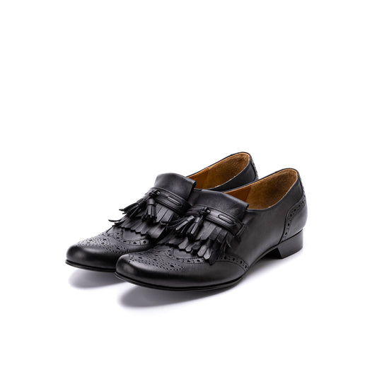 C-2143　KILTIE TASSEL LOAFERS BL