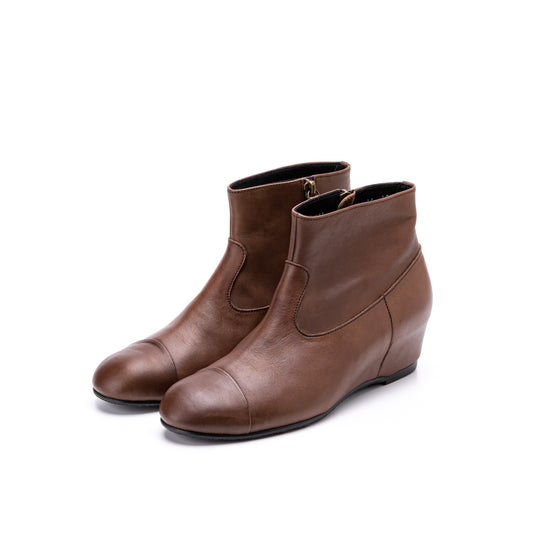 MU-947　SHORT WEDGE BOOTS DBR