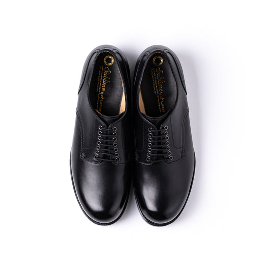 SU-100　PLAIN TOE SHOES BL