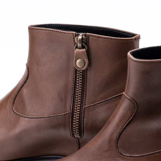 MU-947　SHORT WEDGE BOOTS DBR