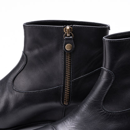 MU-947　SHORT WEDGE BOOTS BL