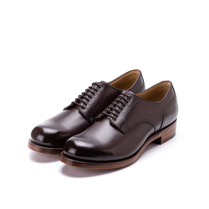 SU-100　PLAIN TOE SHOES DBR