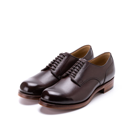 SU-100　PLAIN TOE SHOES DBR