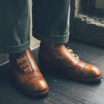 【受注生産】C-7039　BUTTON BOOTS CA