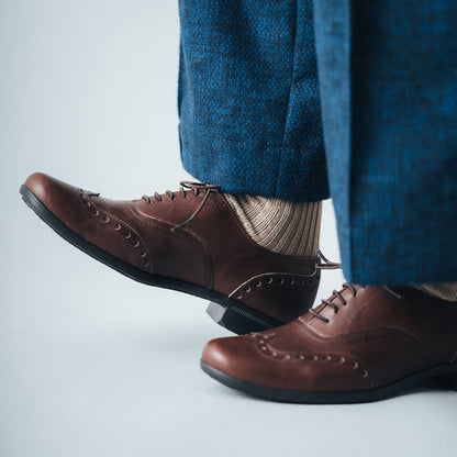 【9月上旬入荷予定】TR-004　WINGTIP SHOES DBR-HP