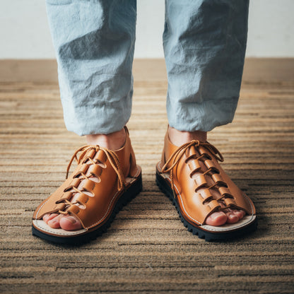 C-7061 GHILLIE SANDALS BL