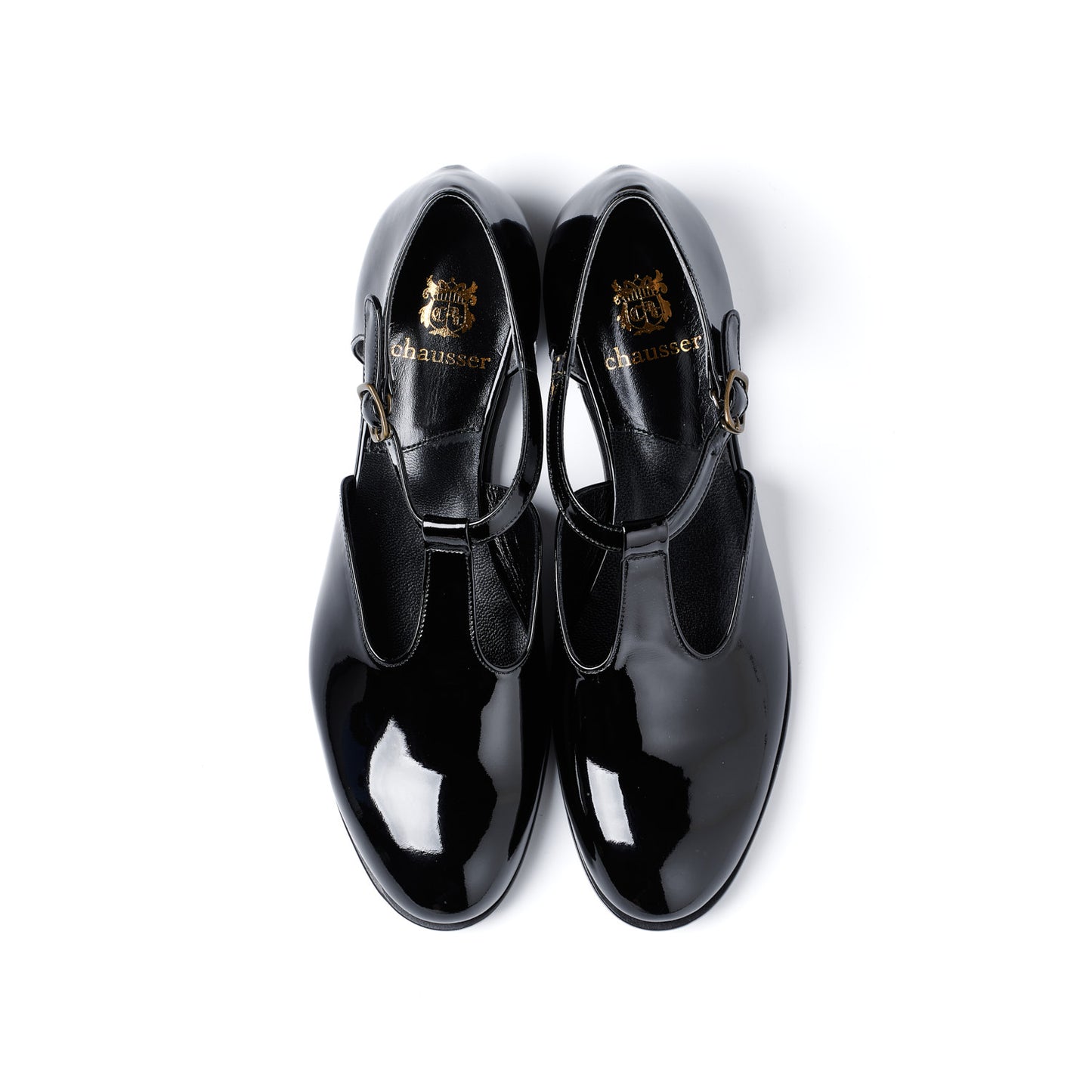 C-2373　T-STRAP FLAT SHOES BLE