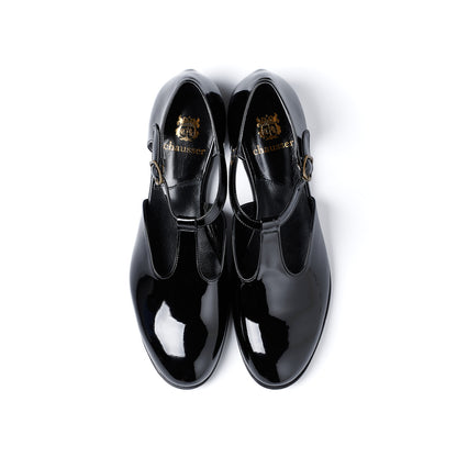 C-2373　T-STRAP FLAT SHOES BLE