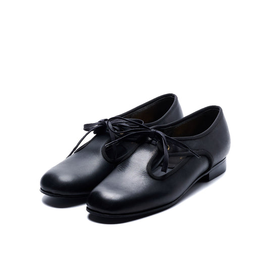 C-2372　LACE UP BALLET SHOES BL