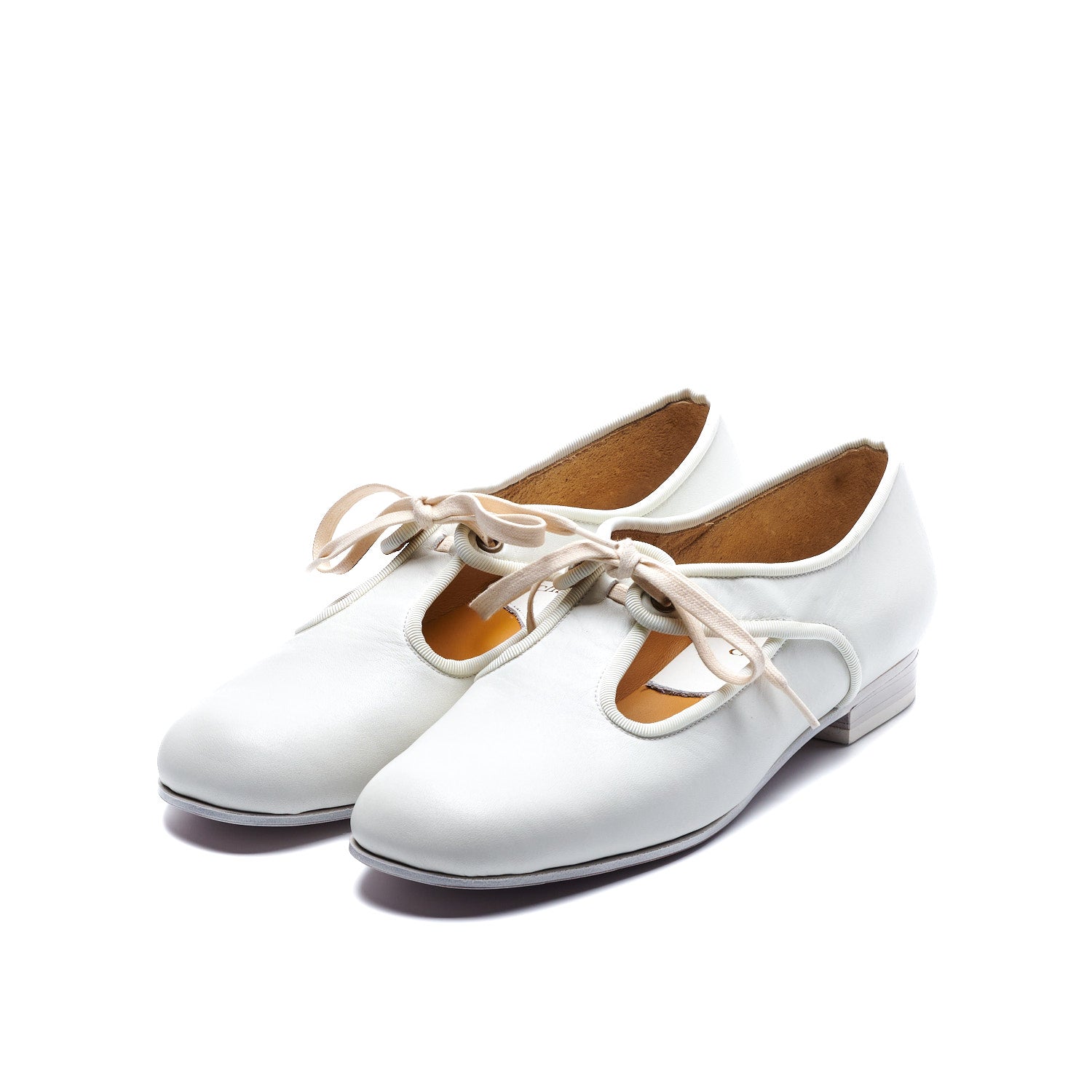 C-2372 LACE UP BALLET SHOES WH – chausser online store