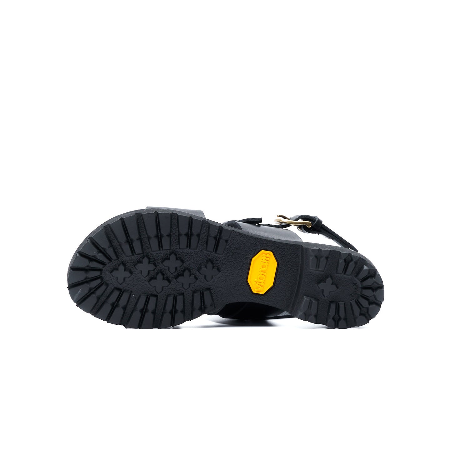 C-2350 OPEN VAMP FLAT SHOES BL