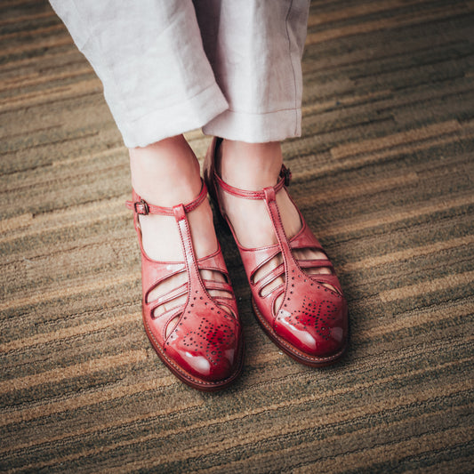 PC-5085　T-STRAP HEELS RDE