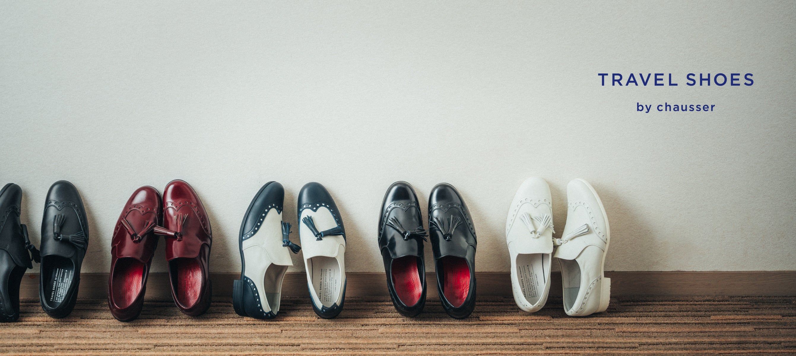 TRAVEL SHOES　chausser　SLIP-ON HEELS BL chausser online store｜ショセ オンラインストア【公式】