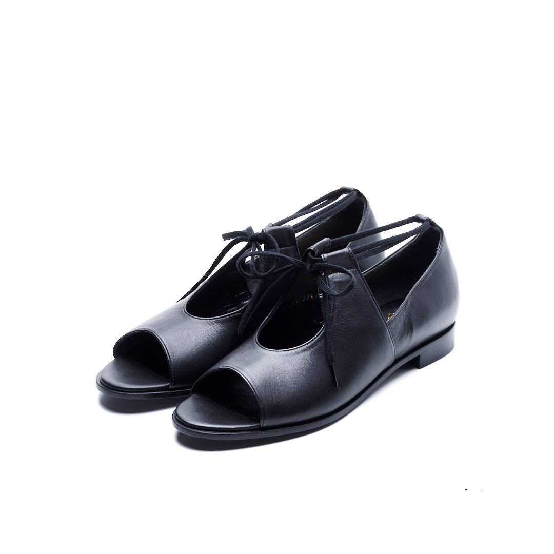 C-2361　ANKLE SHOELACE SANDALS BL